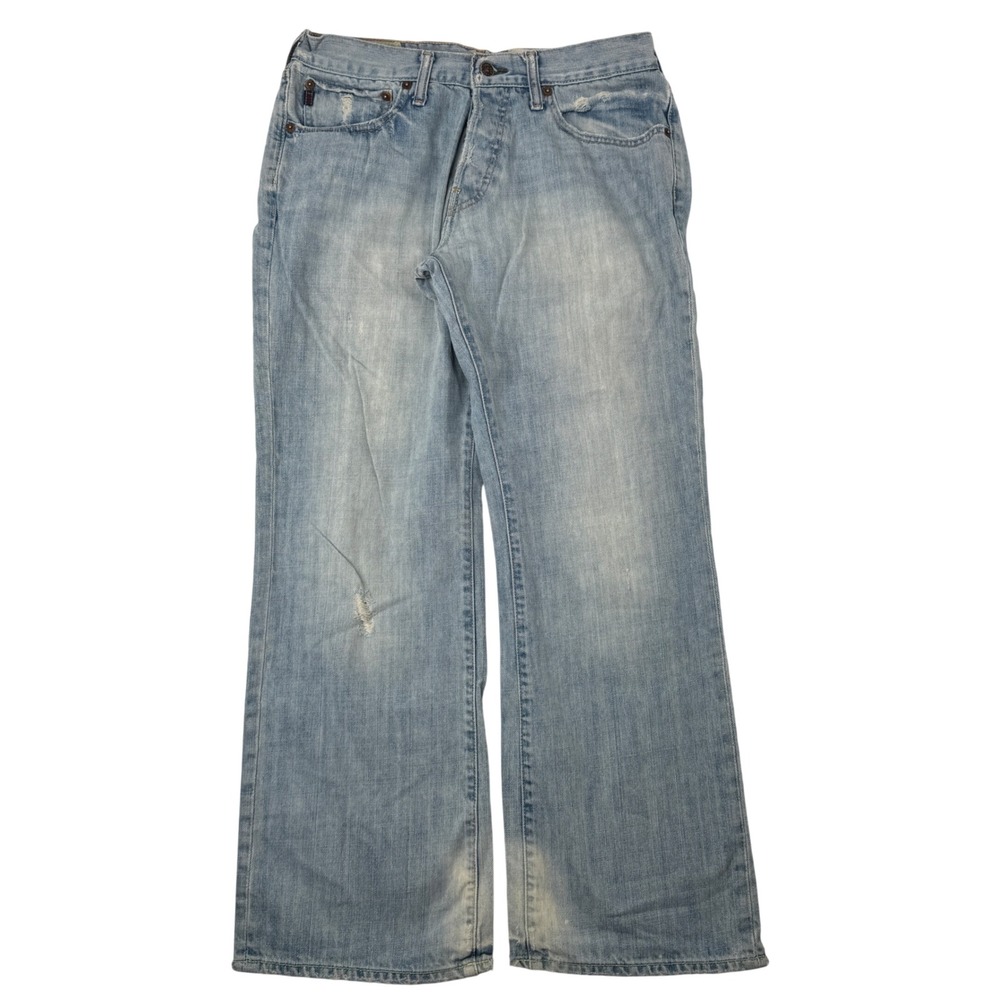 Vtg Abercrombie and Fitch Jeans 31x30 Light Wash Low Rise Bootcut 1892